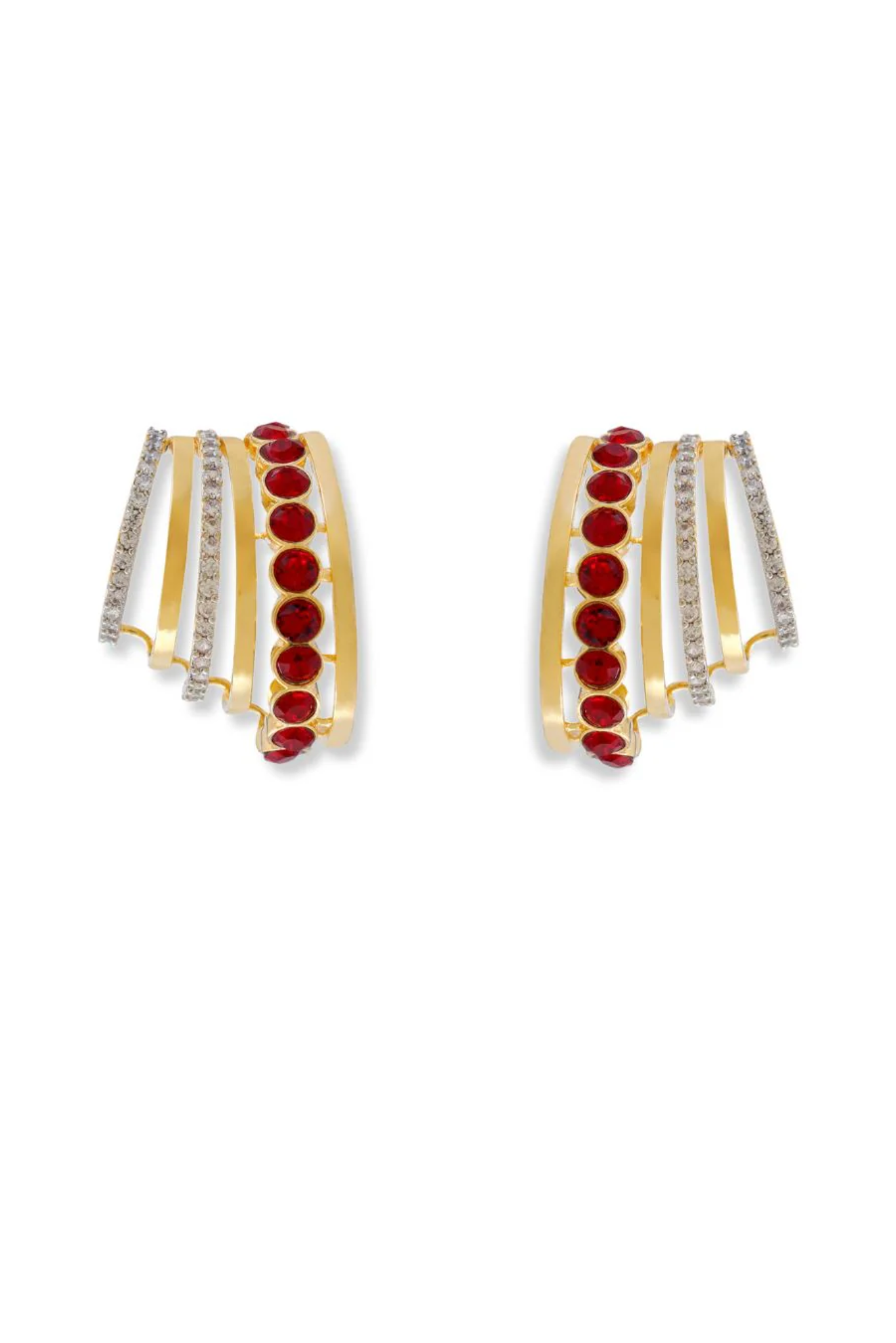 The Echo Earrings - Red