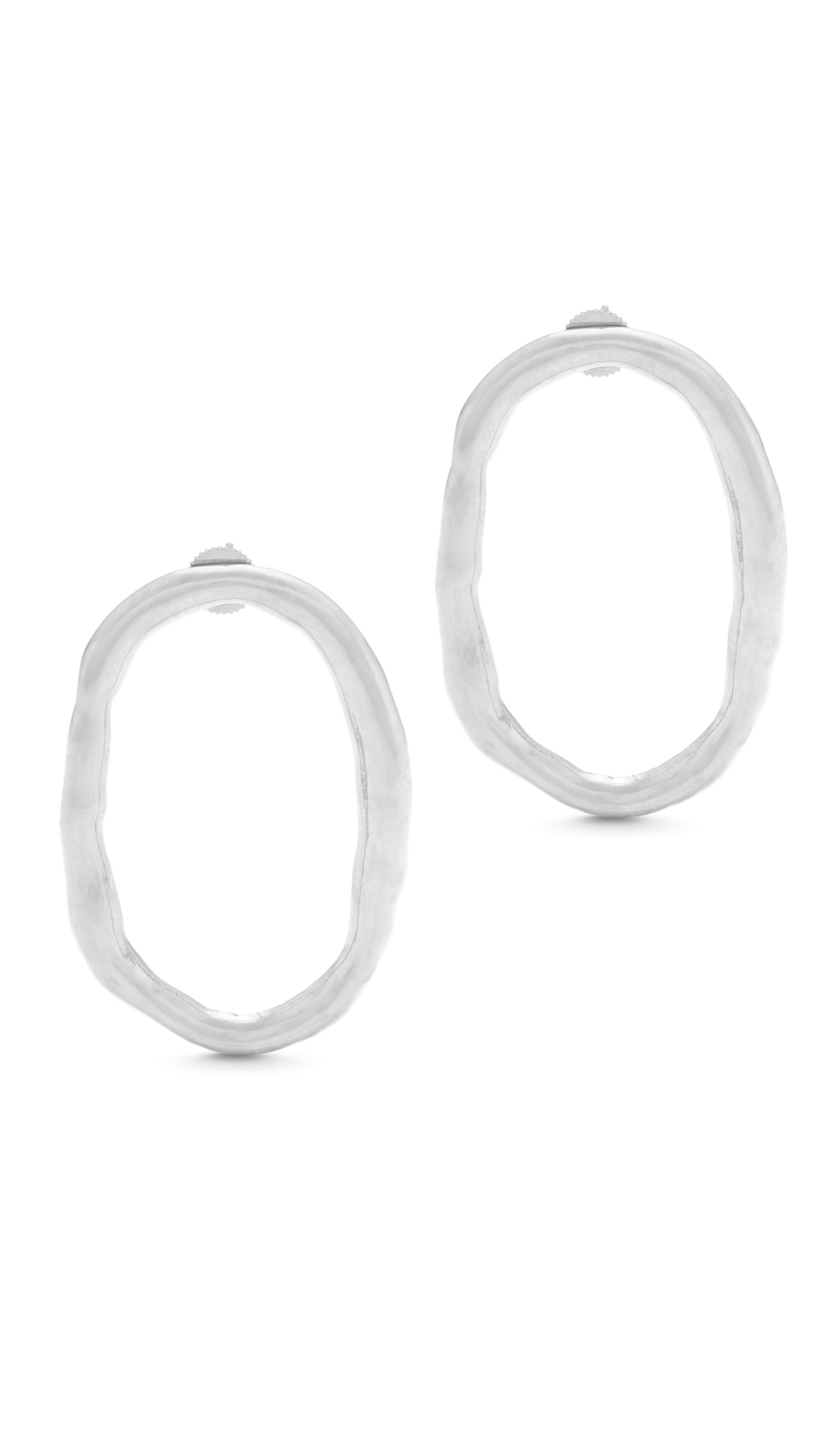 Lumi Hoop Earrings - Silver