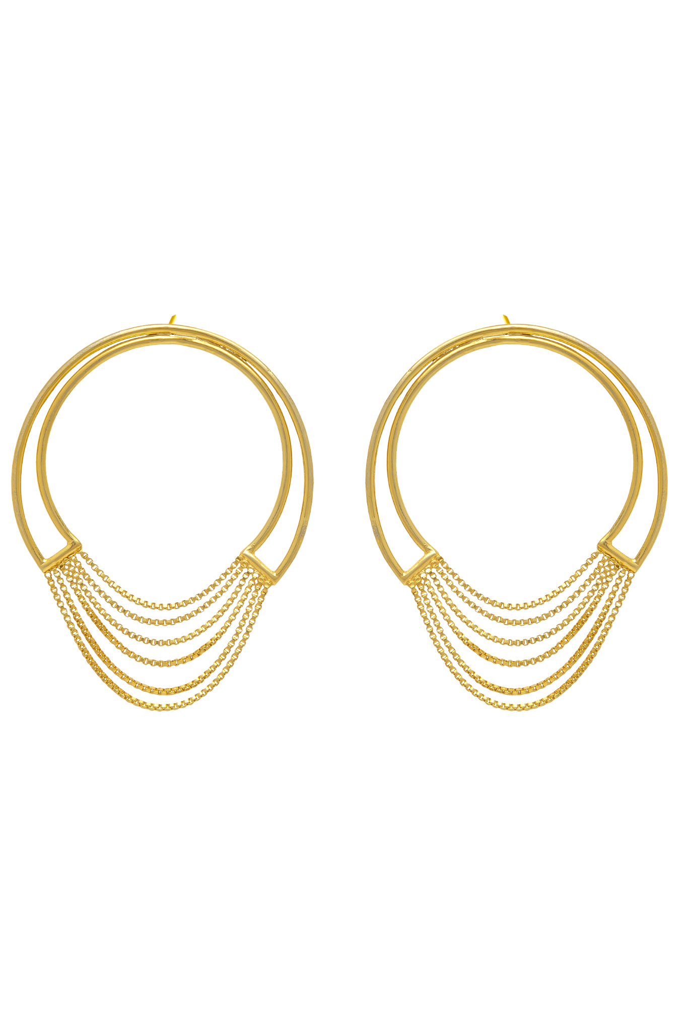 LOOP ME CHAIN EARRING