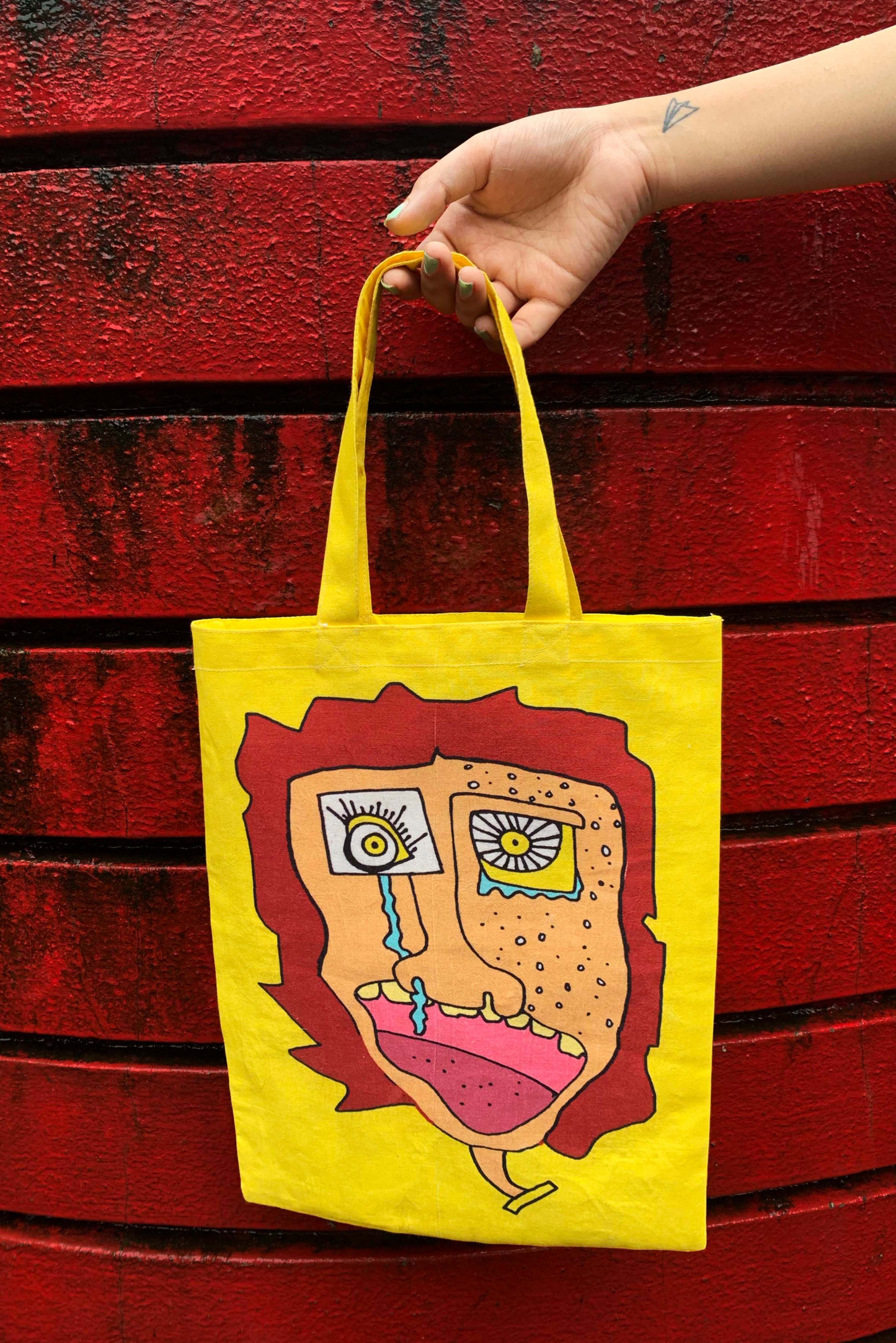 CRYING RAJU TOTE BAG