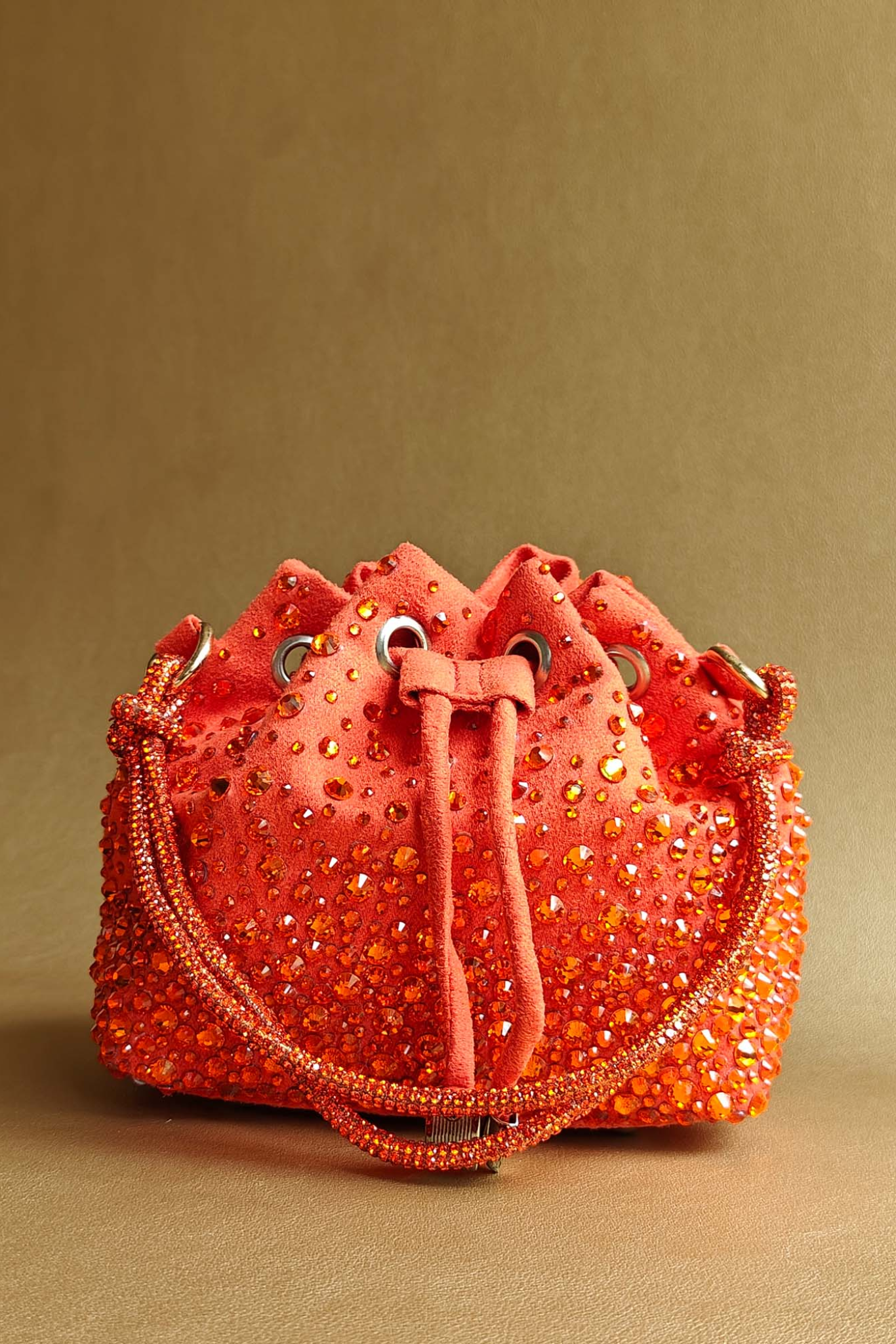 Micro Bucket Bag - Orange