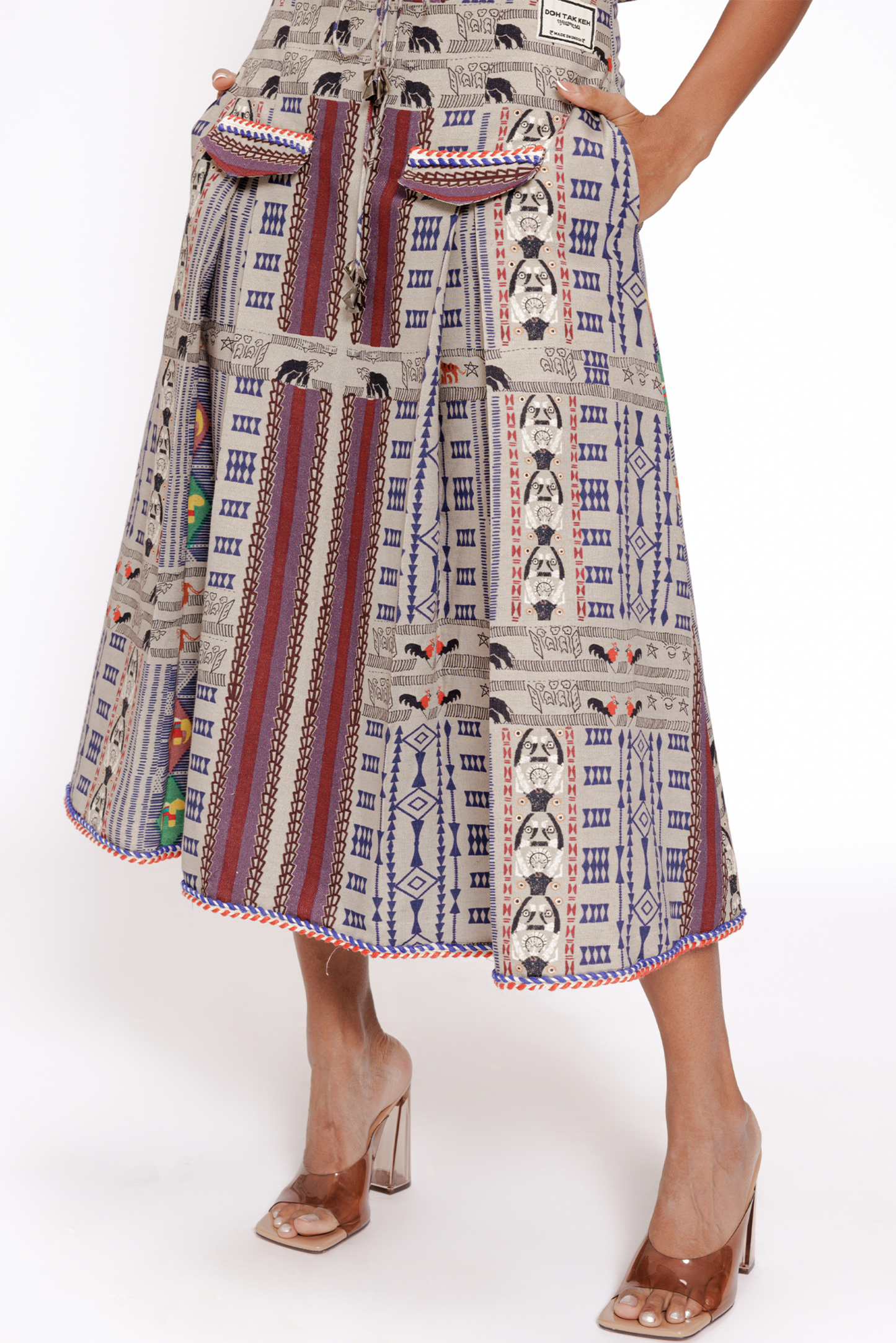 Chidiya Ghar Pleated Skirt