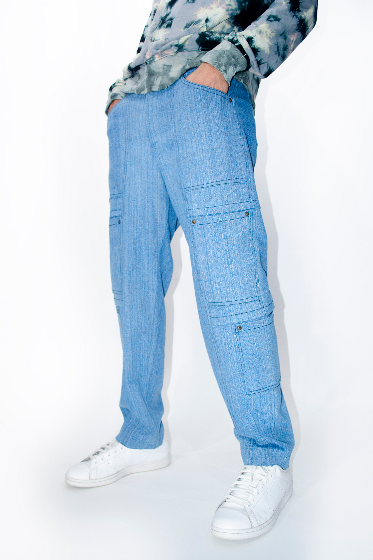 Denim Stay In Line Unisex Pants