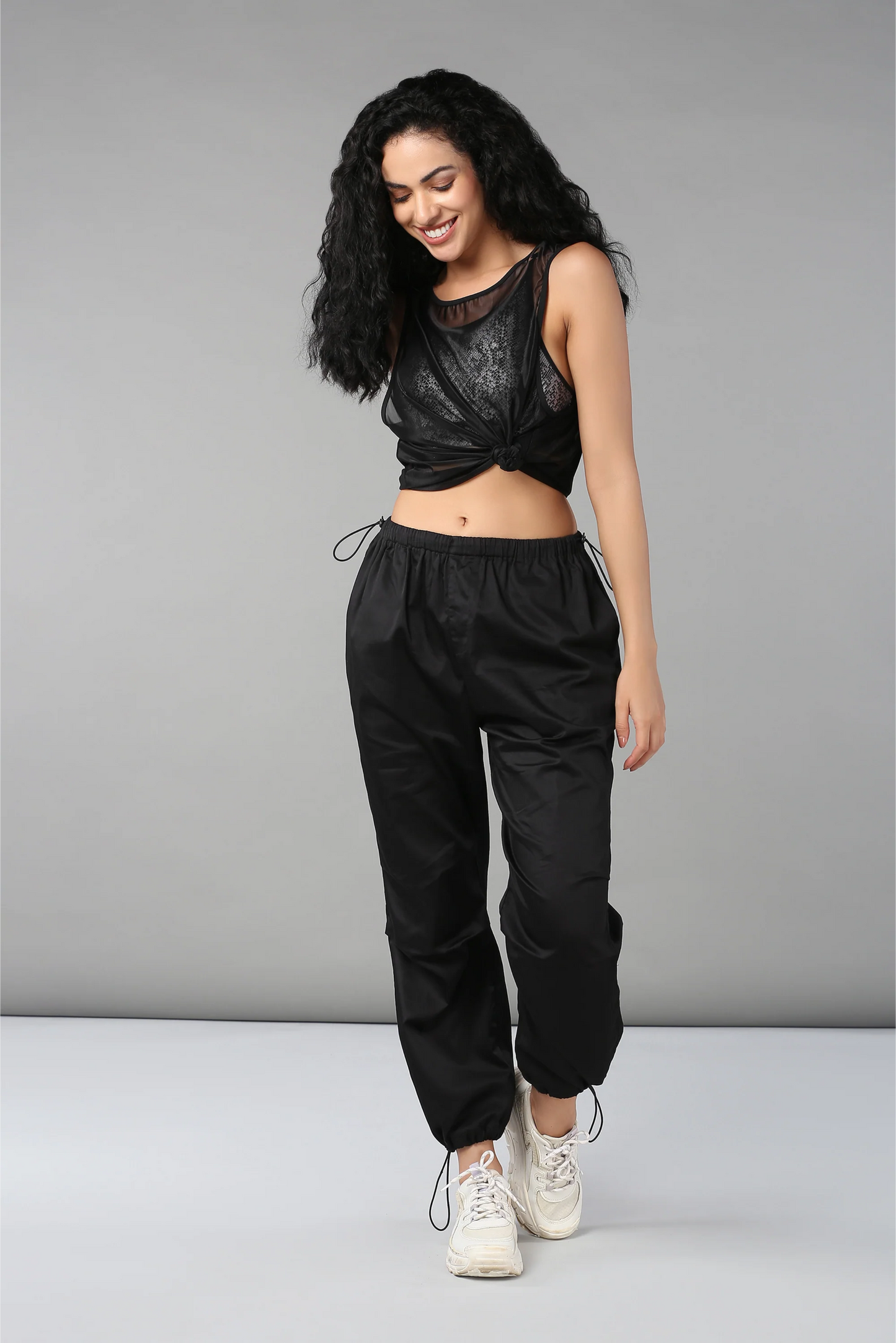 Black Parachute Pants