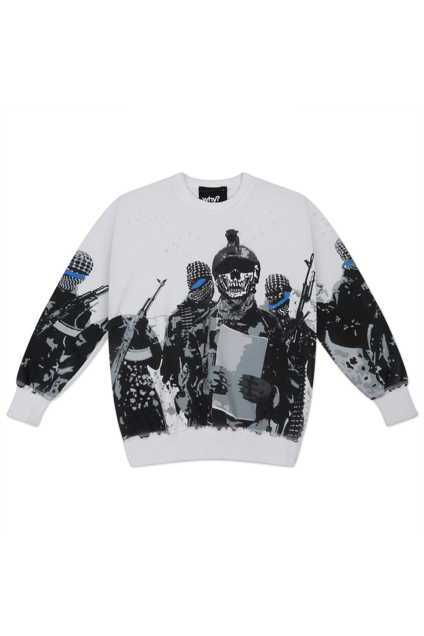 Sweatshirt - White "Shoot At Sight