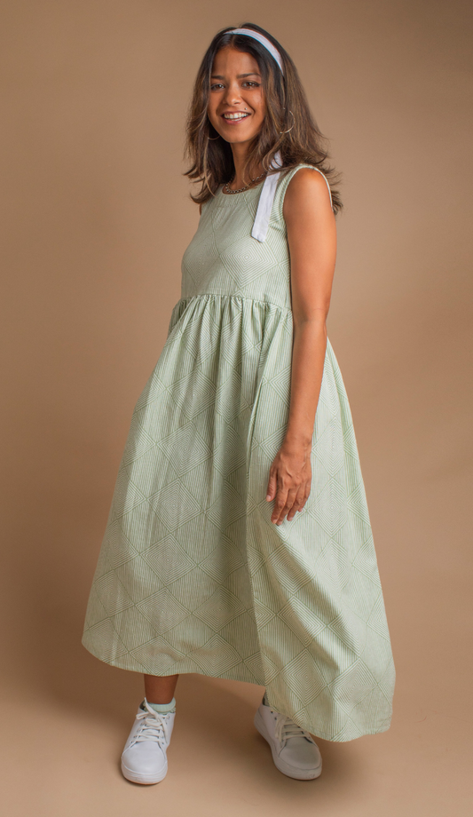 Suki Dress - Green Radiate