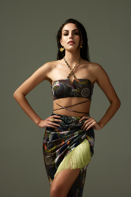 Sydo Bandeau with Vanessa Skirt Cassiopeia