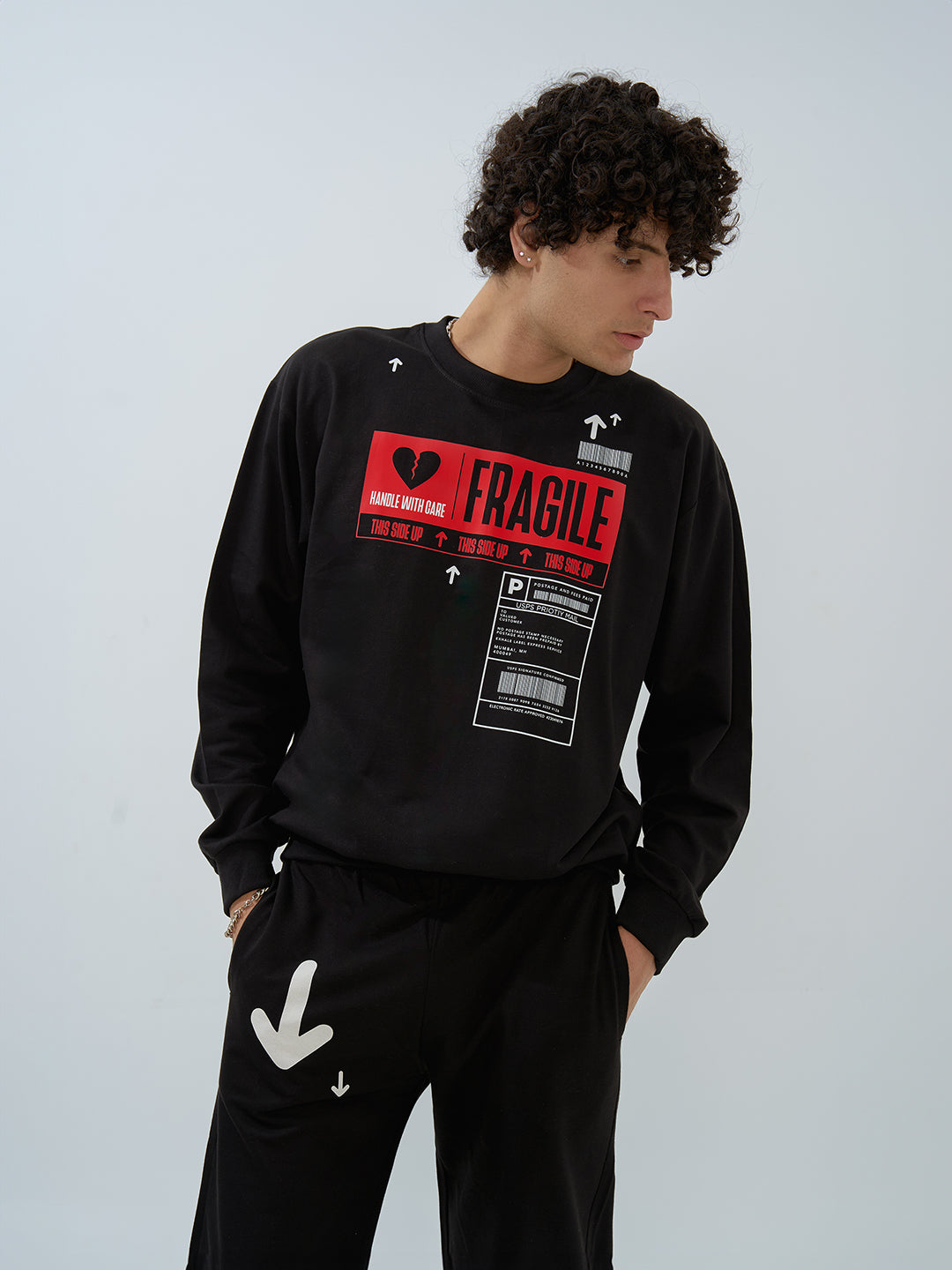 The Fragile Sweatshirt - Black