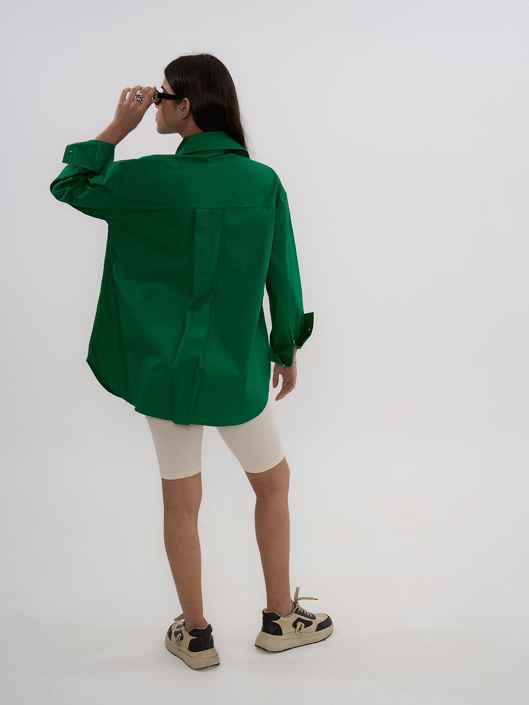 The Jhanavi Shirt - Green