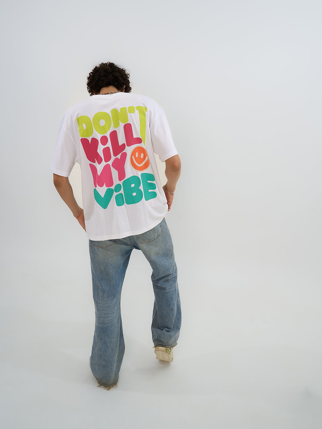 The Vibe Oversized Tee - White