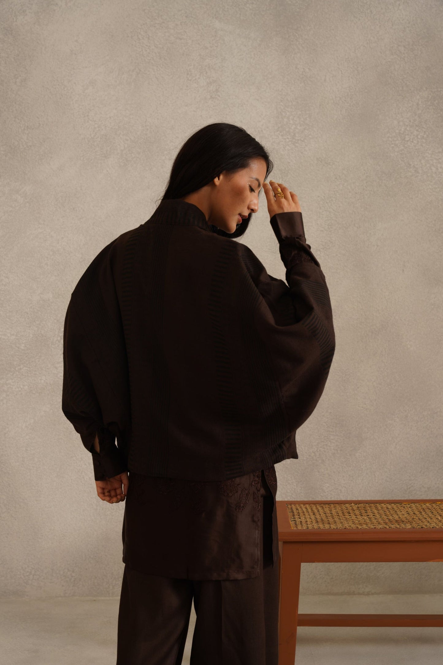 Hope Unisex Robe - Brown