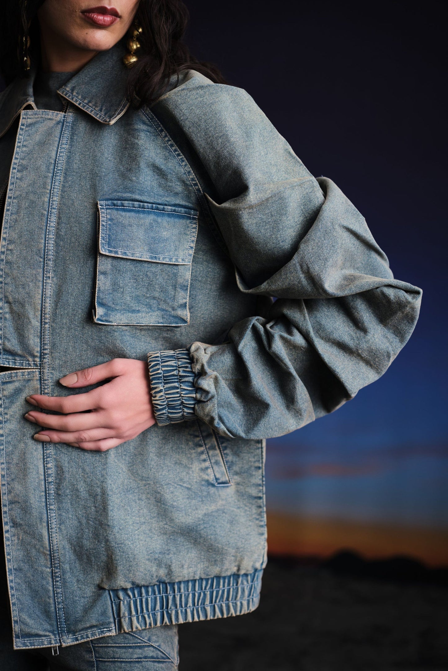 vintage warrior bomber jacket