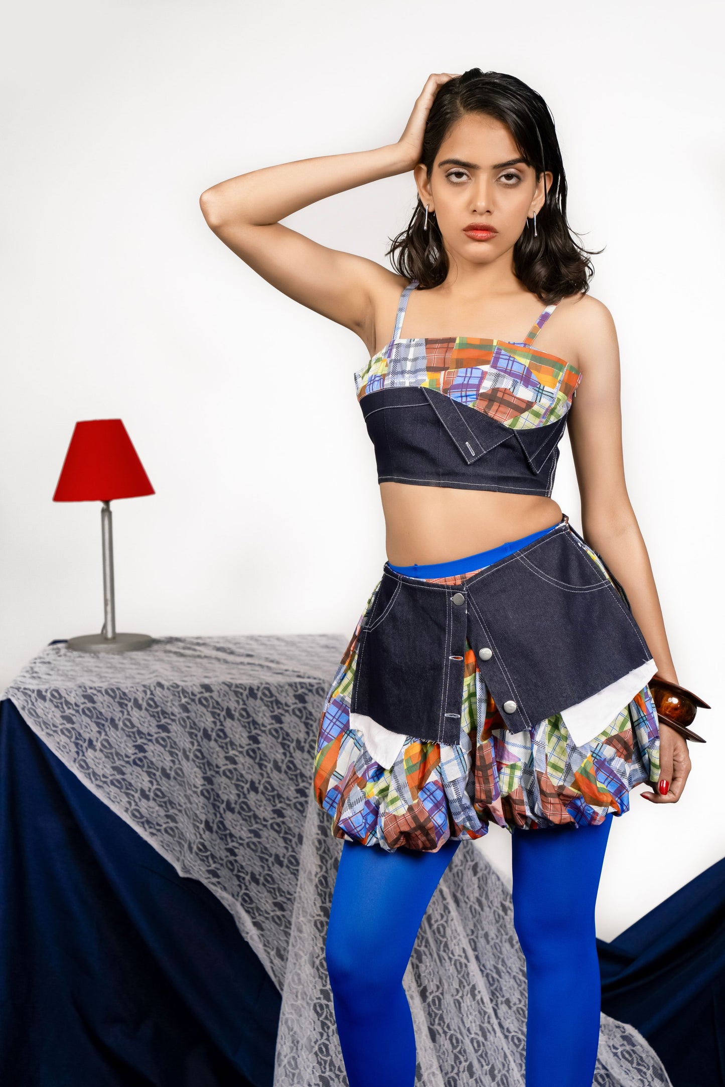 quiet chaos crop top