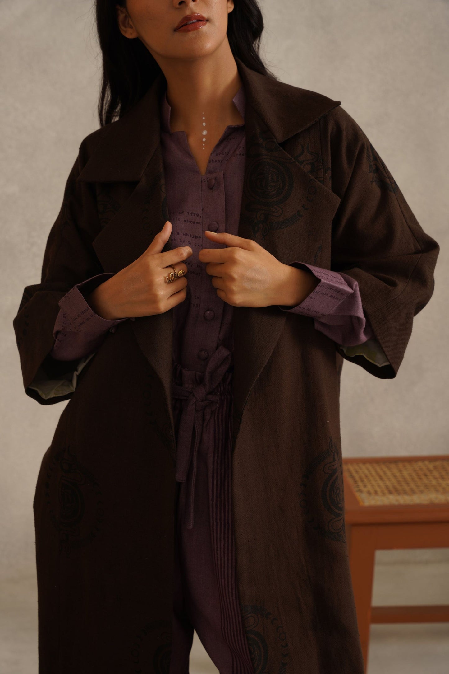 Zen Unisex Jacket - Brown