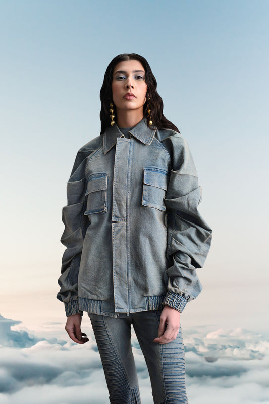vintage warrior bomber jacket