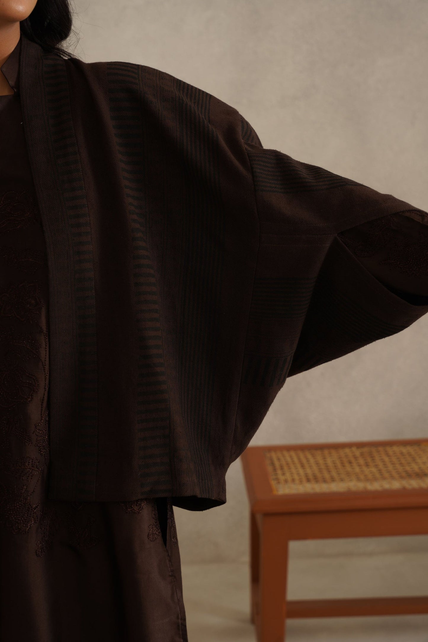 Hope Unisex Robe - Brown