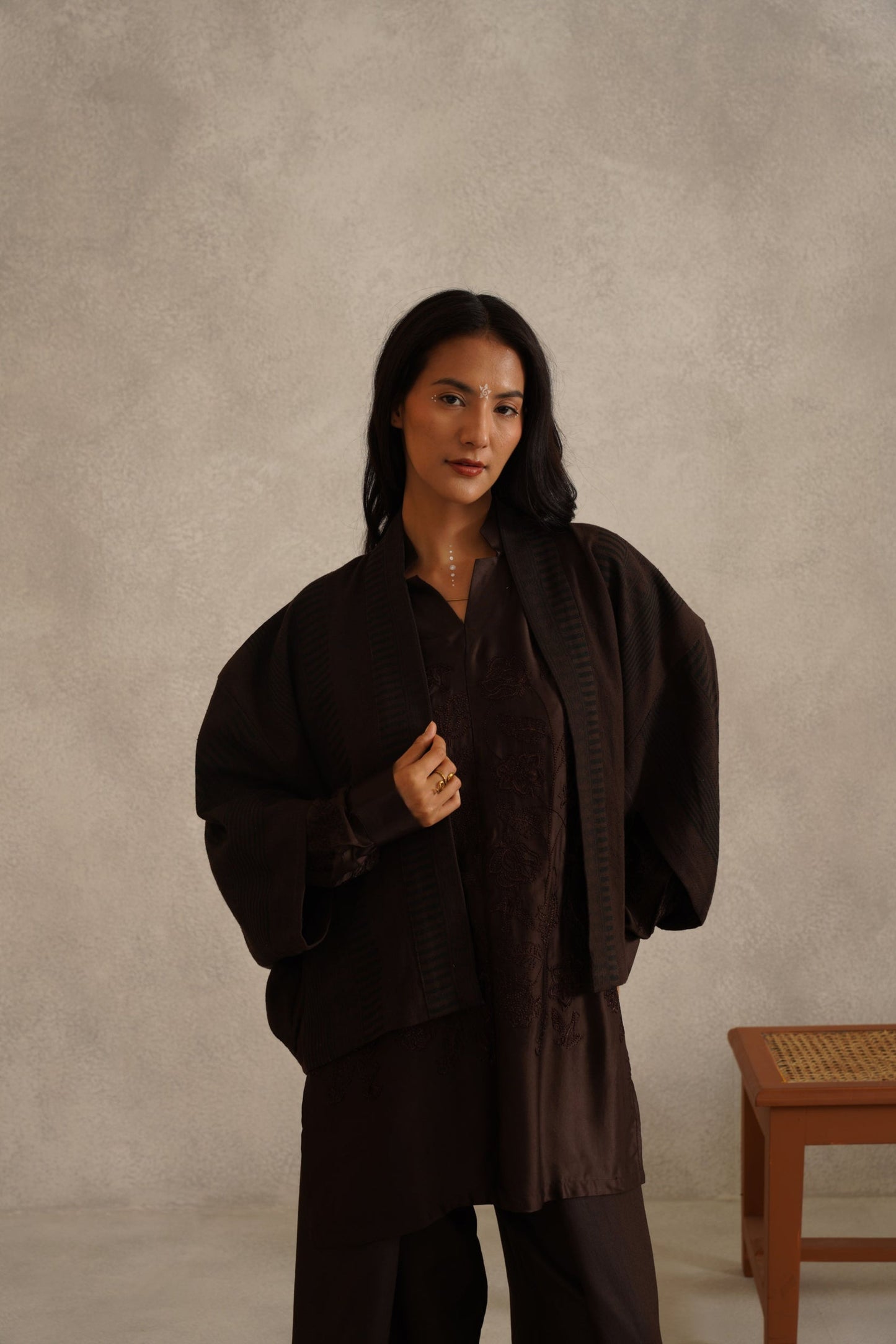 Hope Unisex Robe - Brown