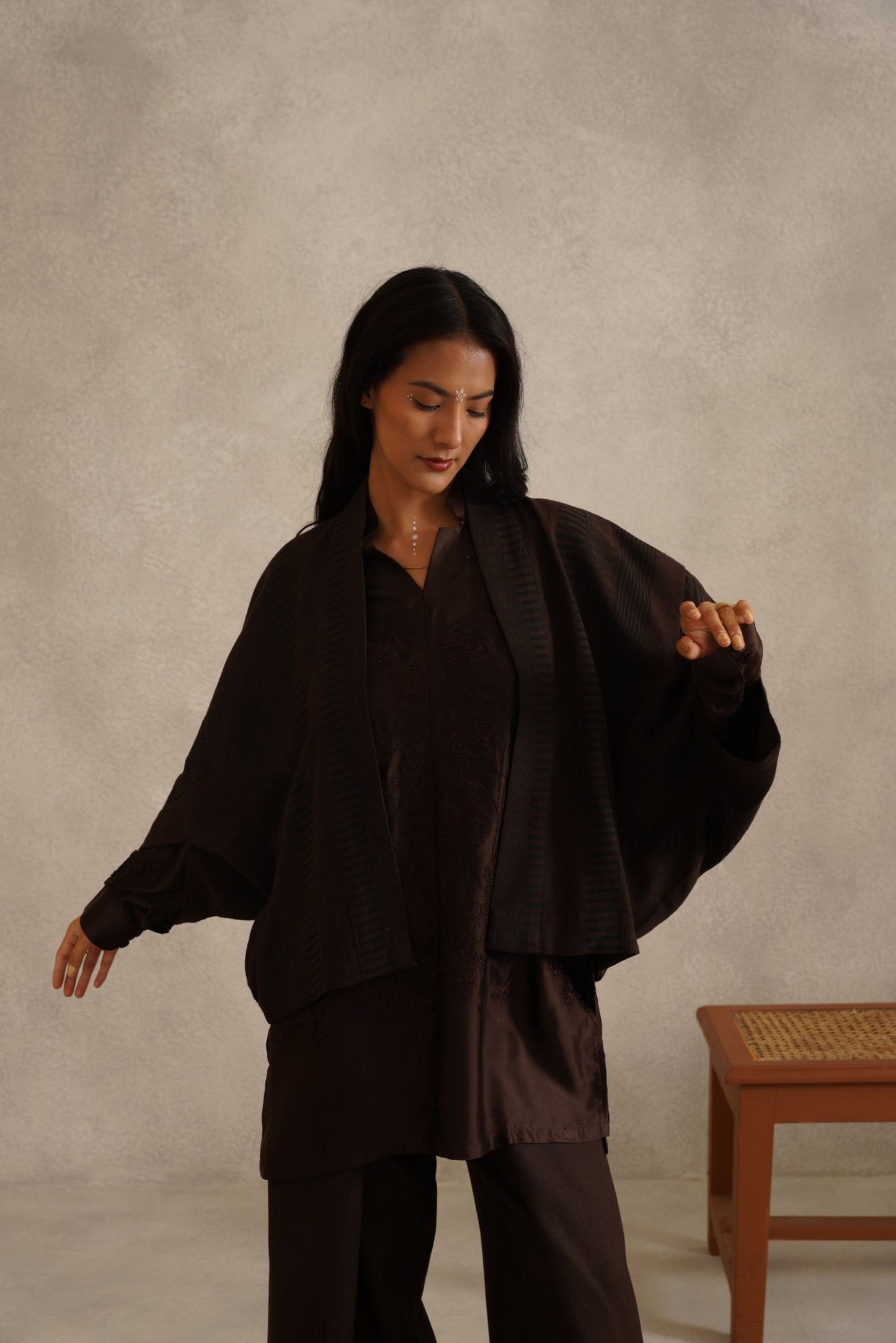 Hope Unisex Robe - Brown