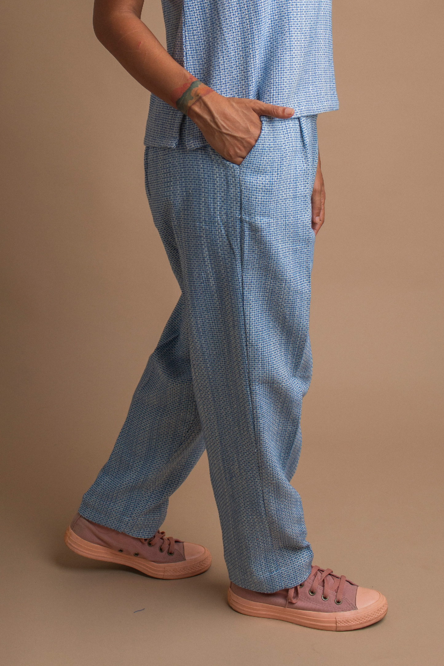 Haru Pants - Woven Texture