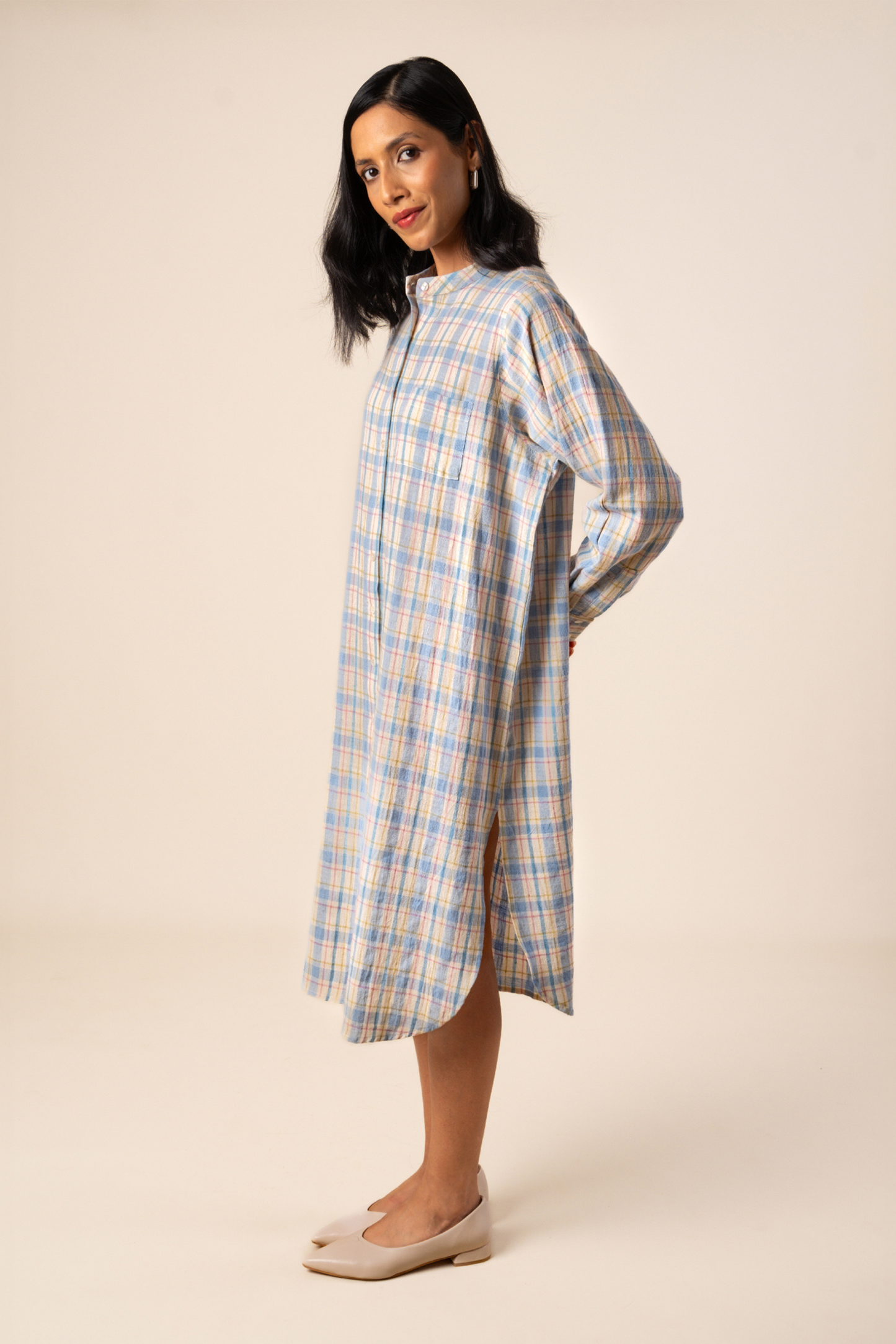 Mariko Dress - Multi Plaid
