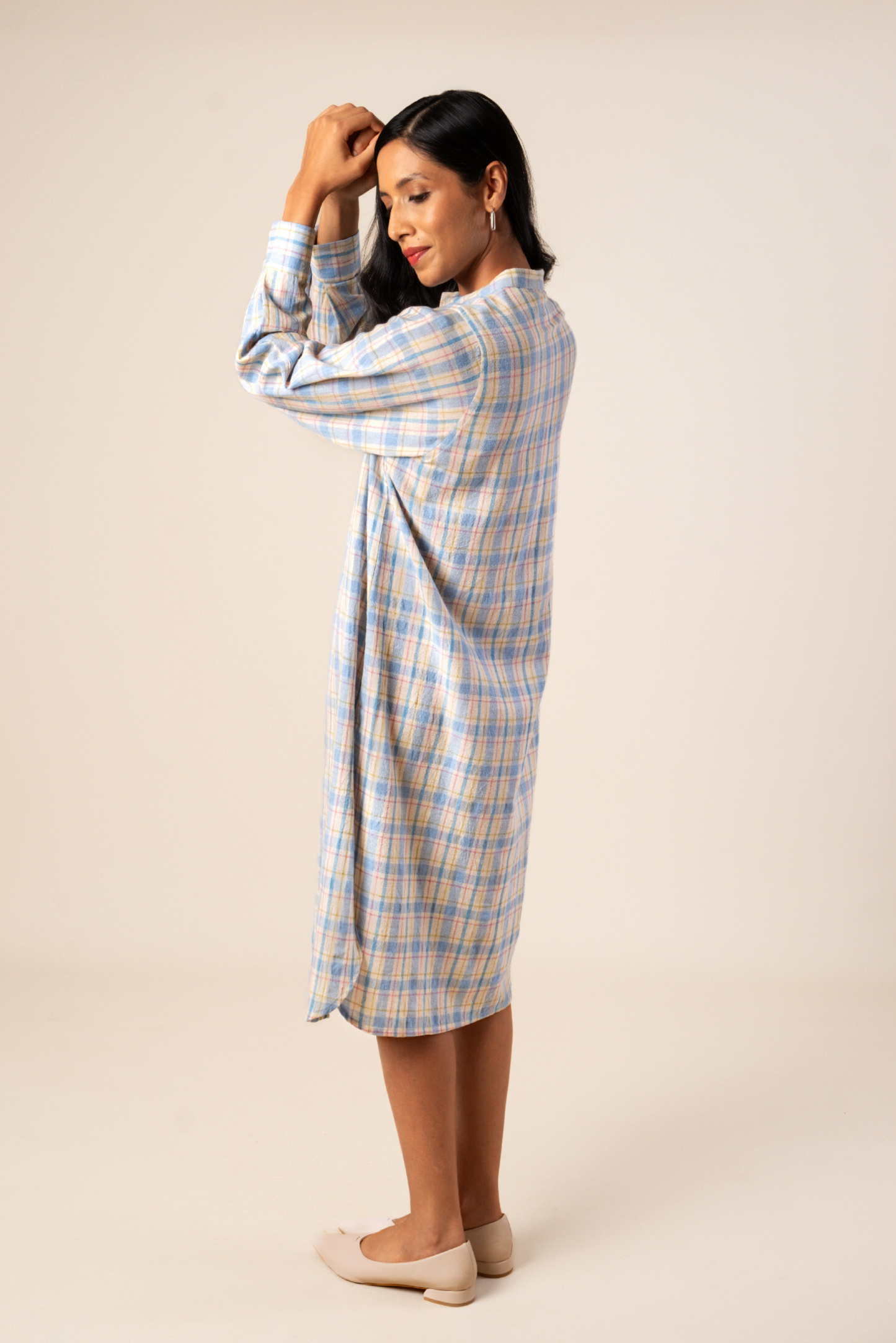 Mariko Dress - Multi Plaid