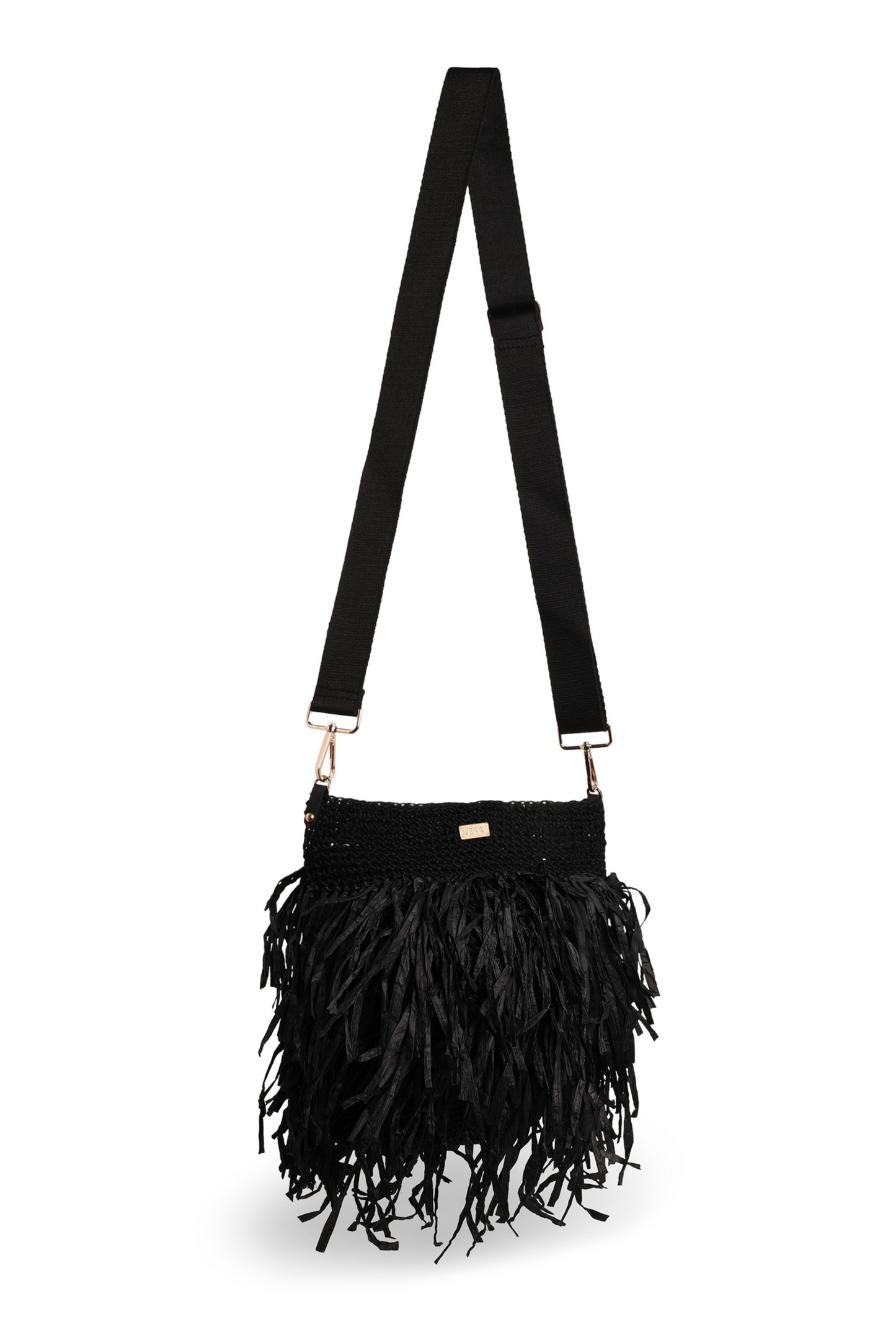 Black Raffia Bucket