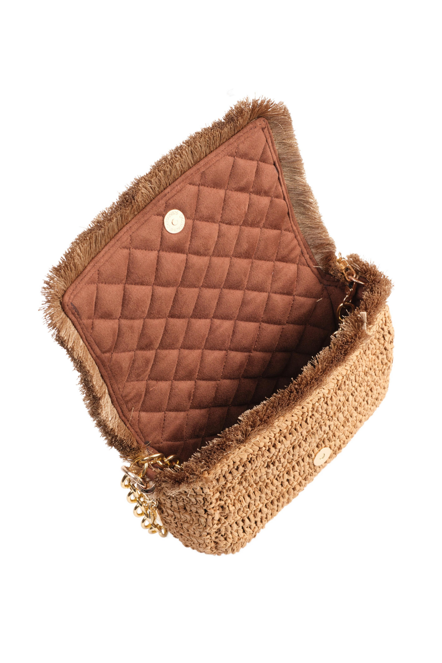 Natural Raffia Crossbody