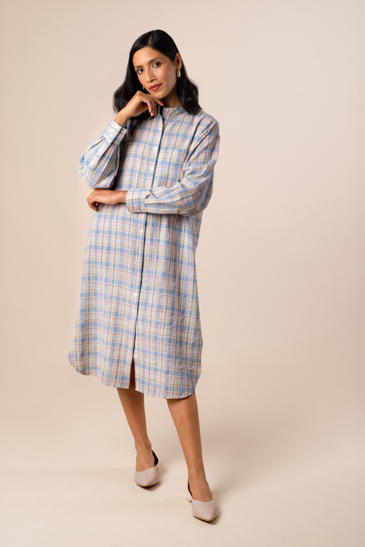 Mariko Dress - Multi Plaid