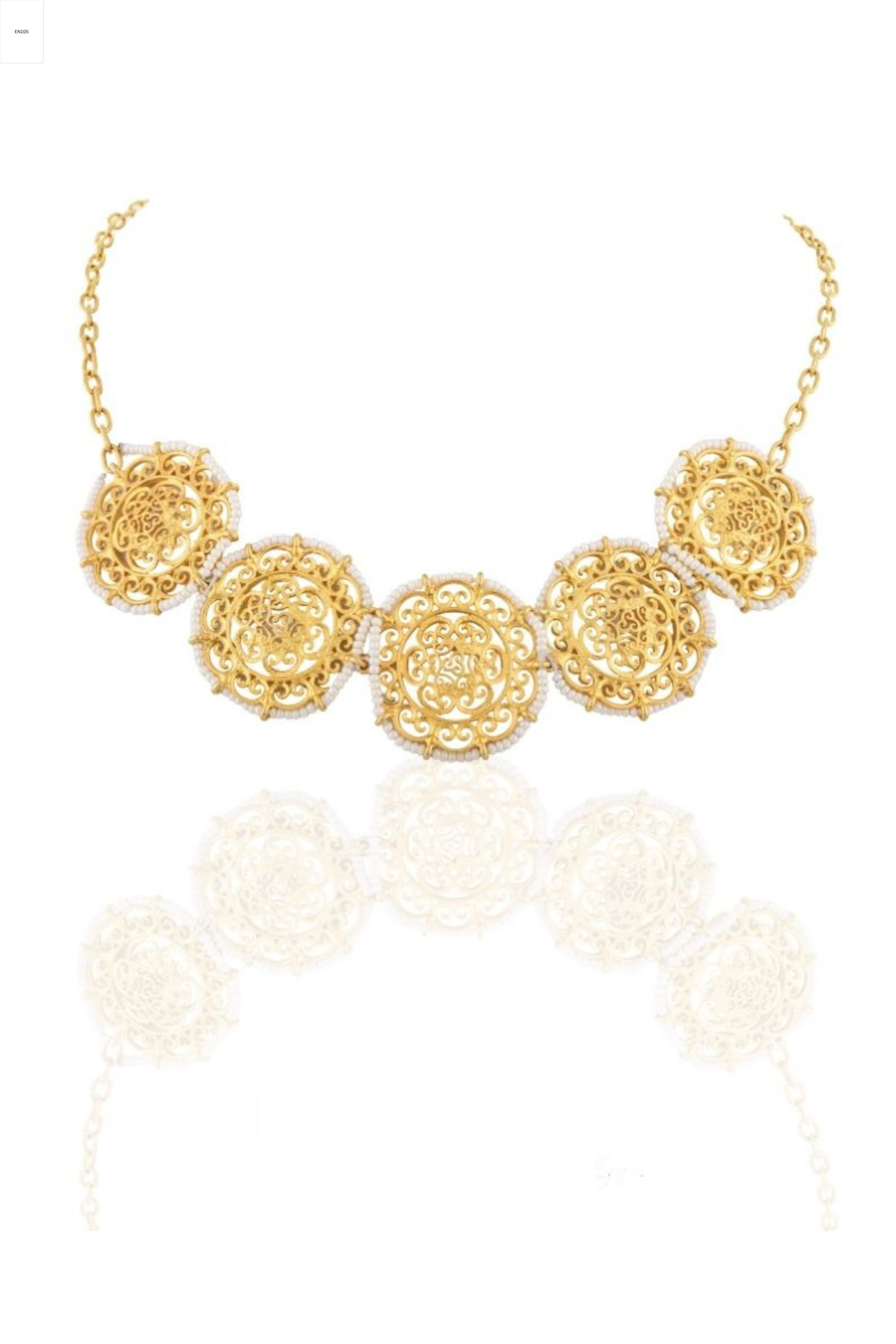 Victorian Filigree choker- With Pearl details