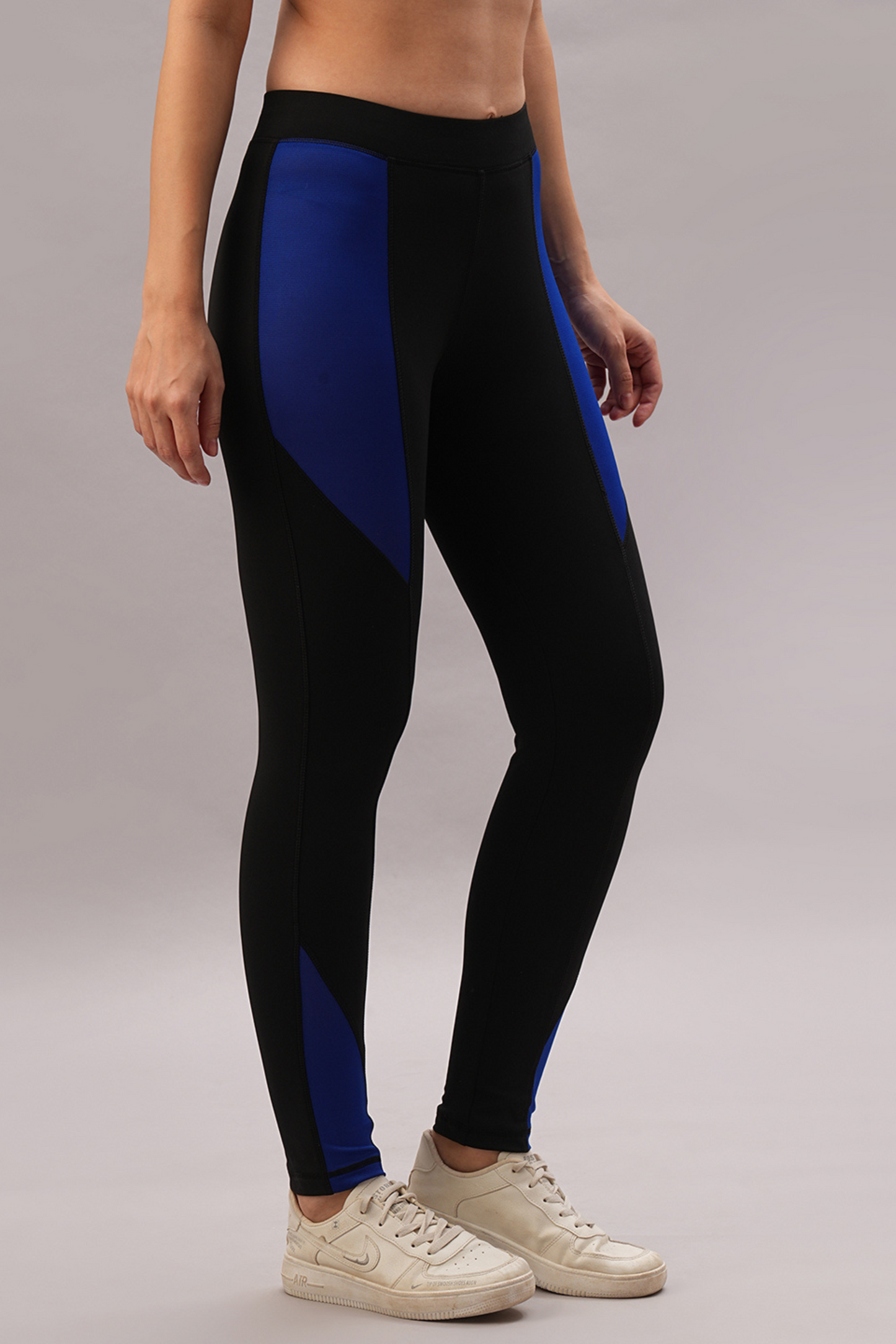 Black and Blue Pants