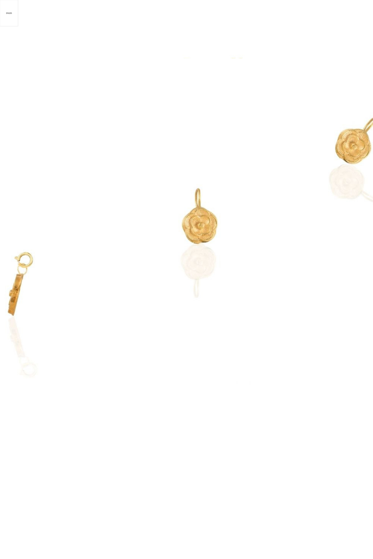 Vintage Florette  Pendant And Charm