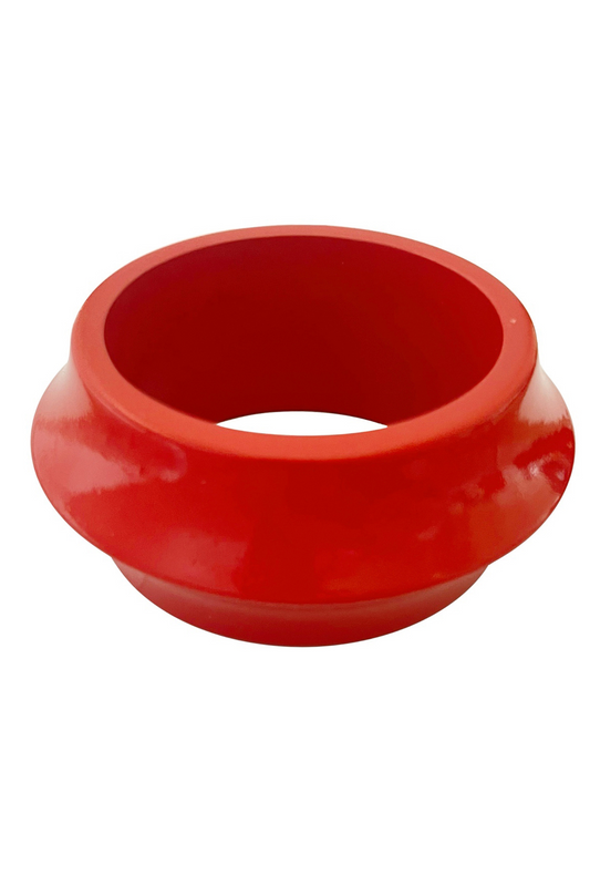 Red Broad Bangle