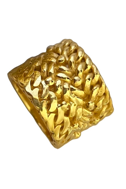 Aurelian Braided Ring - Gold