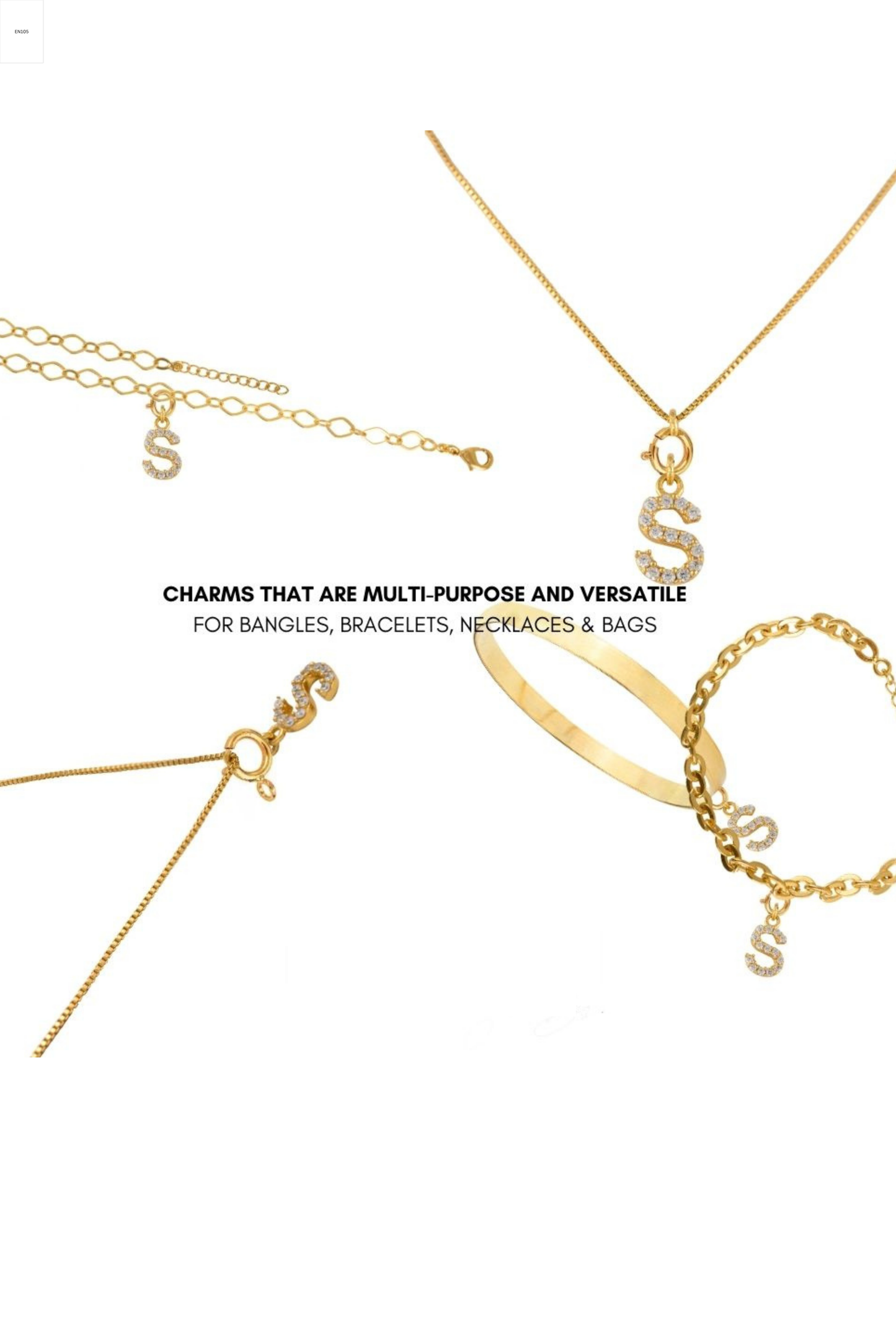 Initial Pendant & Charm
