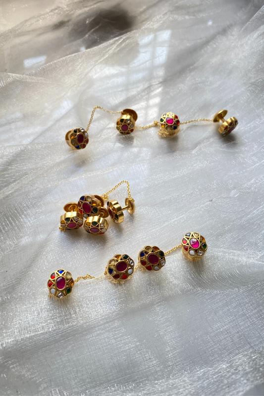 Navratna Kurta Buttons
