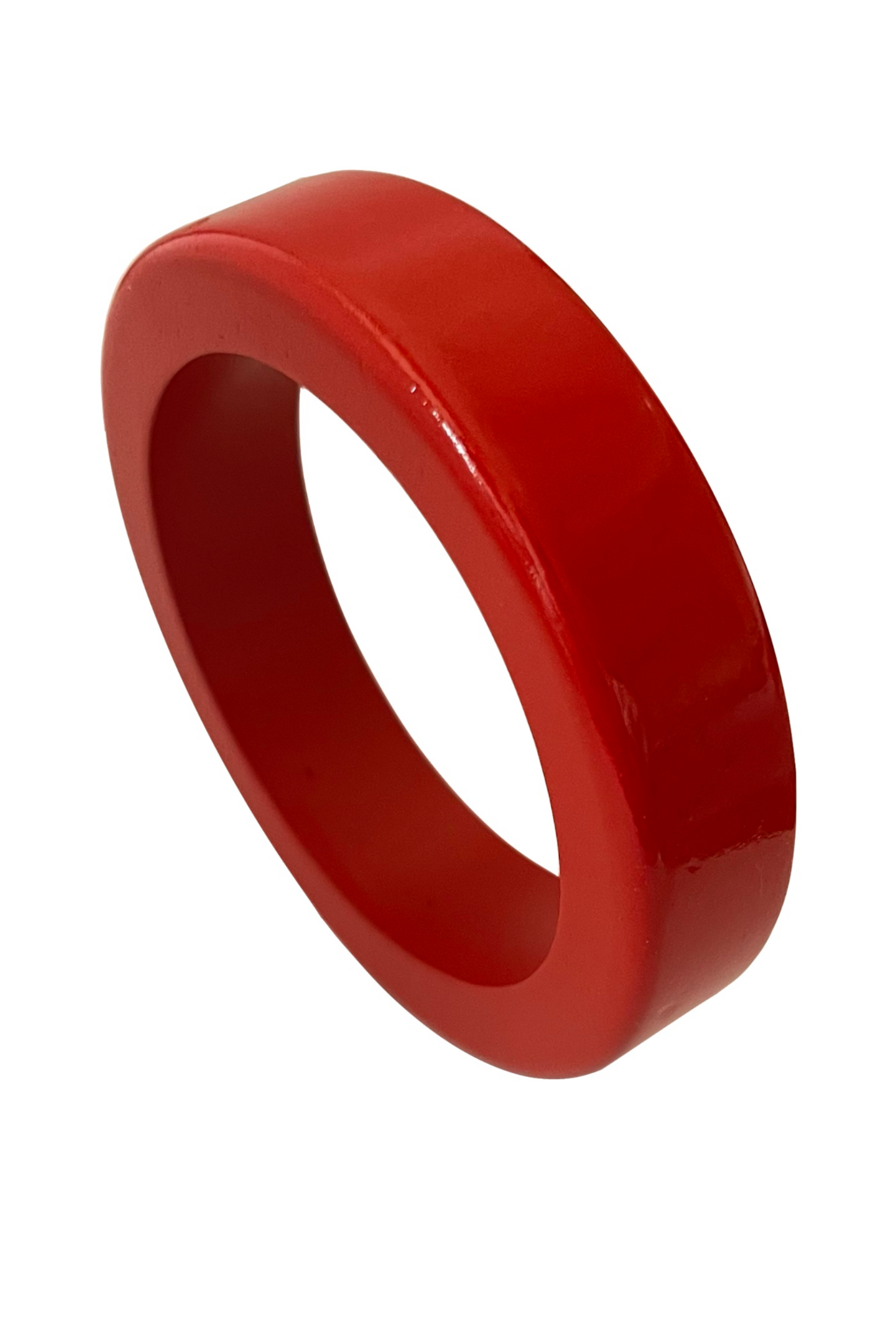 Narrow Red Bangle
