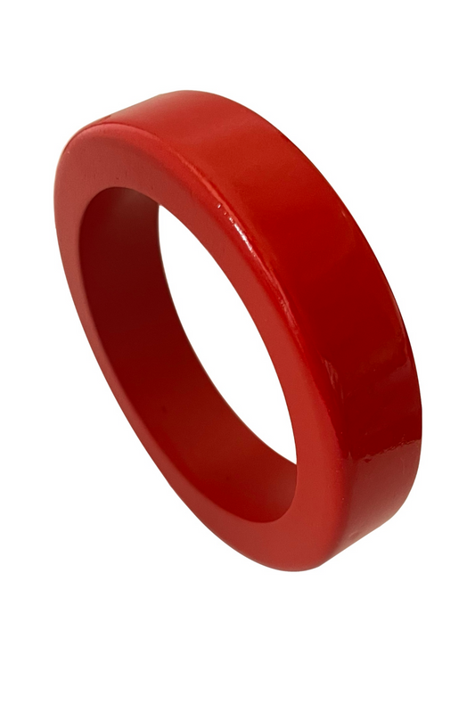 Narrow Red Bangle