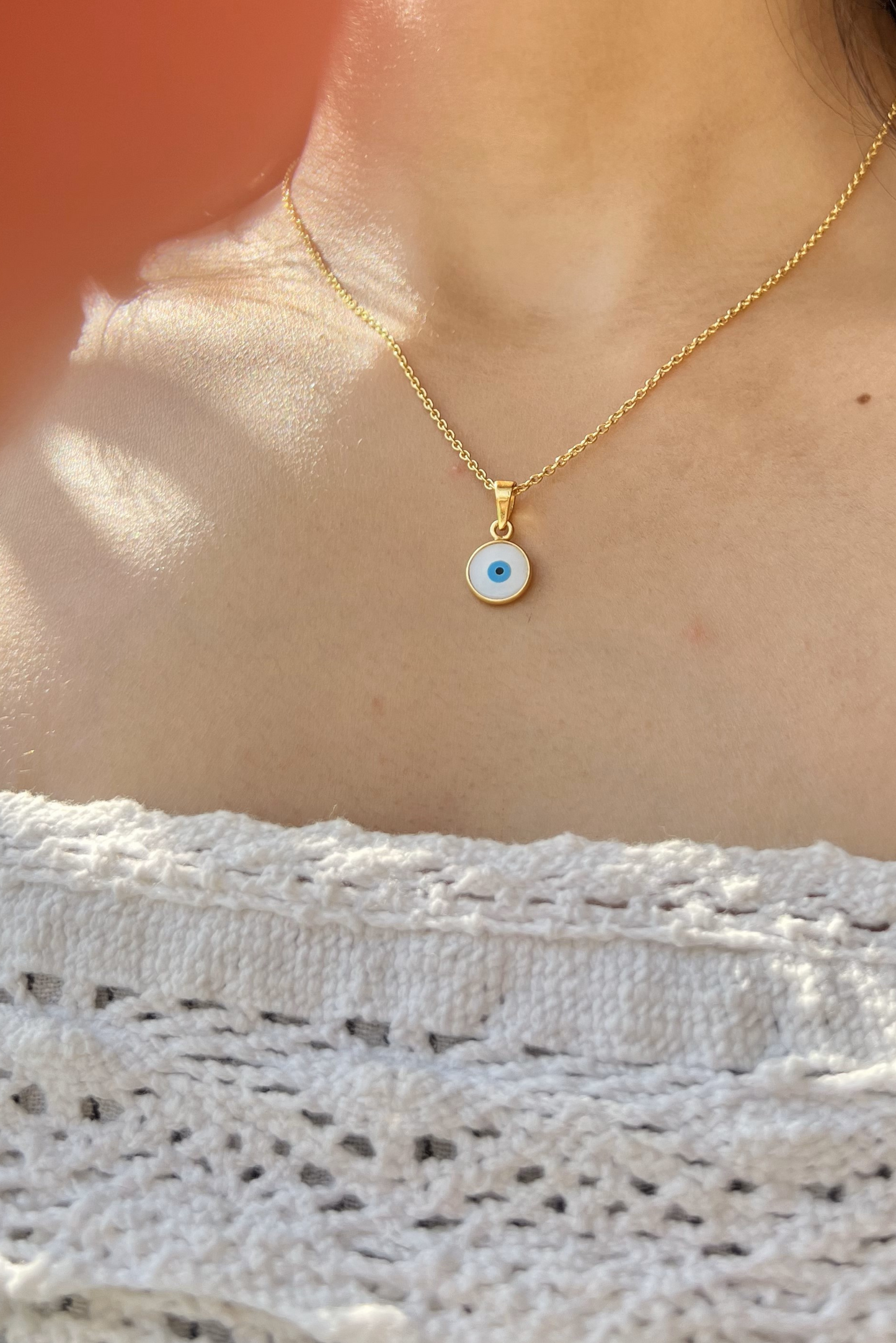 Evil eye Pendant with chain