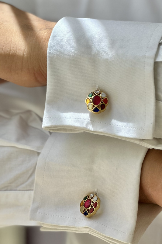 Navratna Cufflinks