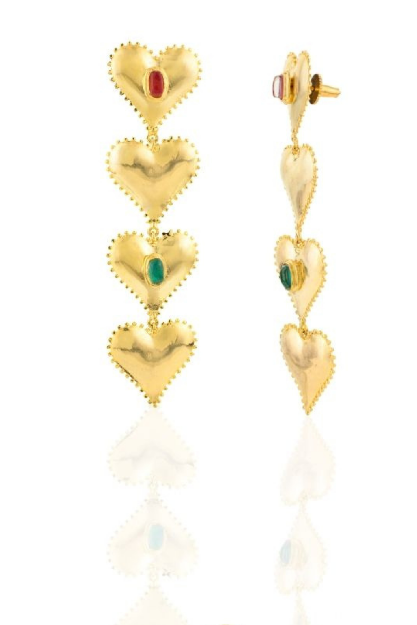 Dil Bagh Danglers with stone details