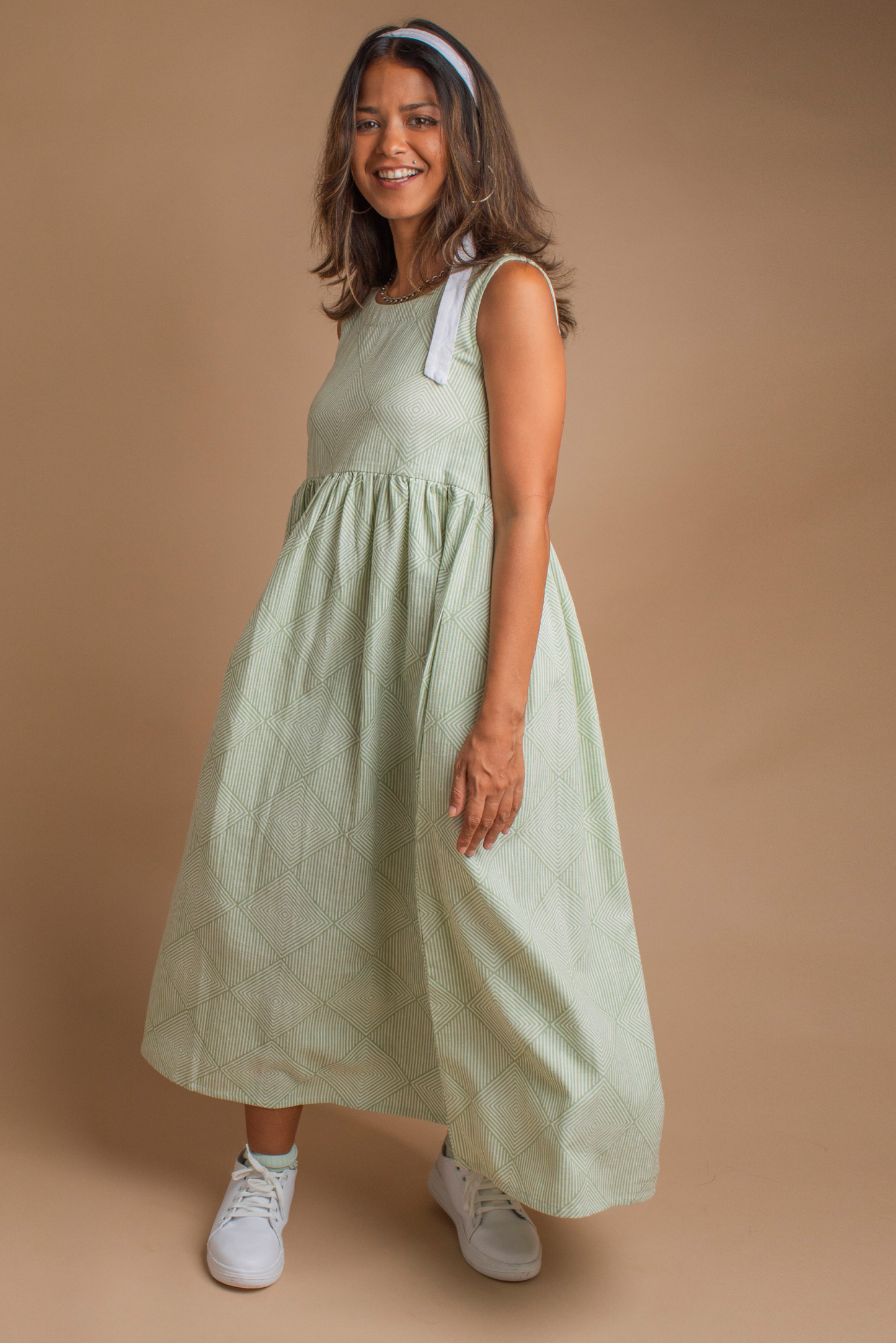 Suki Dress - Green Radiate