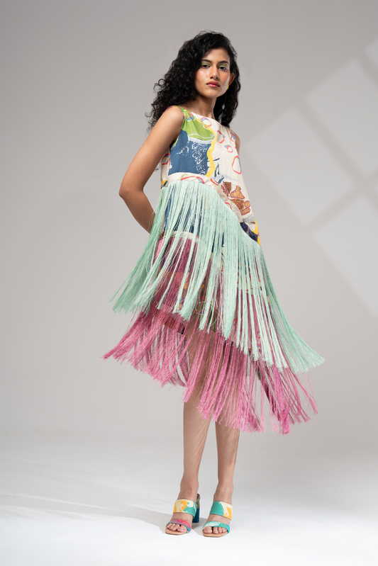 Milo Fringe Dress