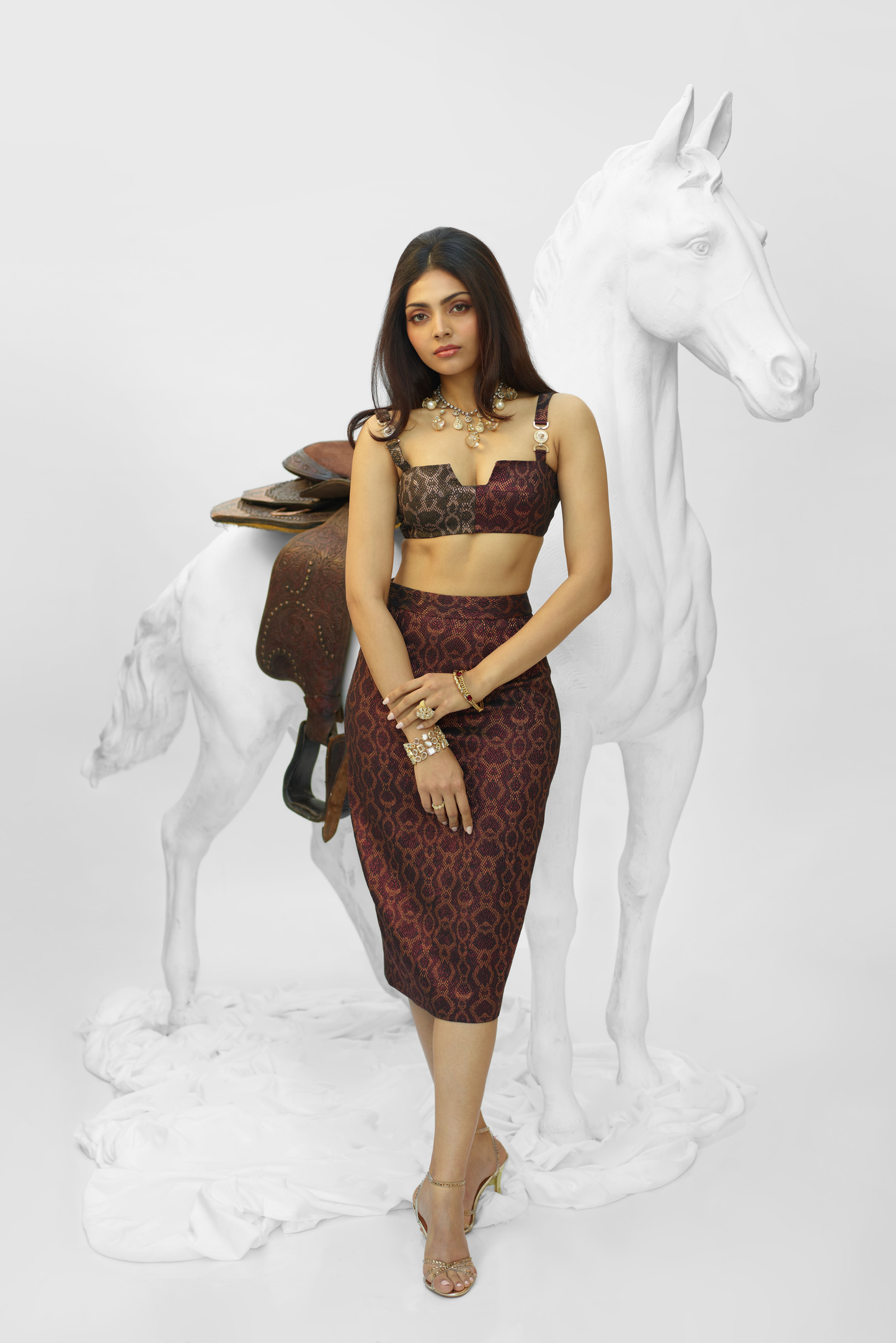 Asmee Skirt Set