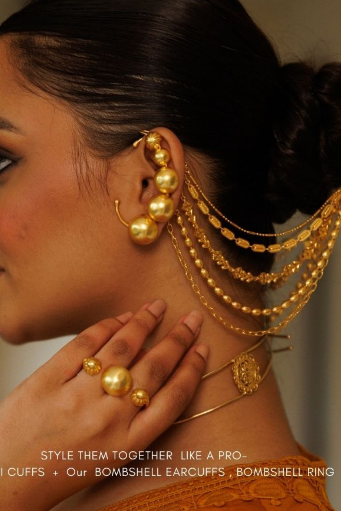 Apsara Kanauti Ear Cuffs