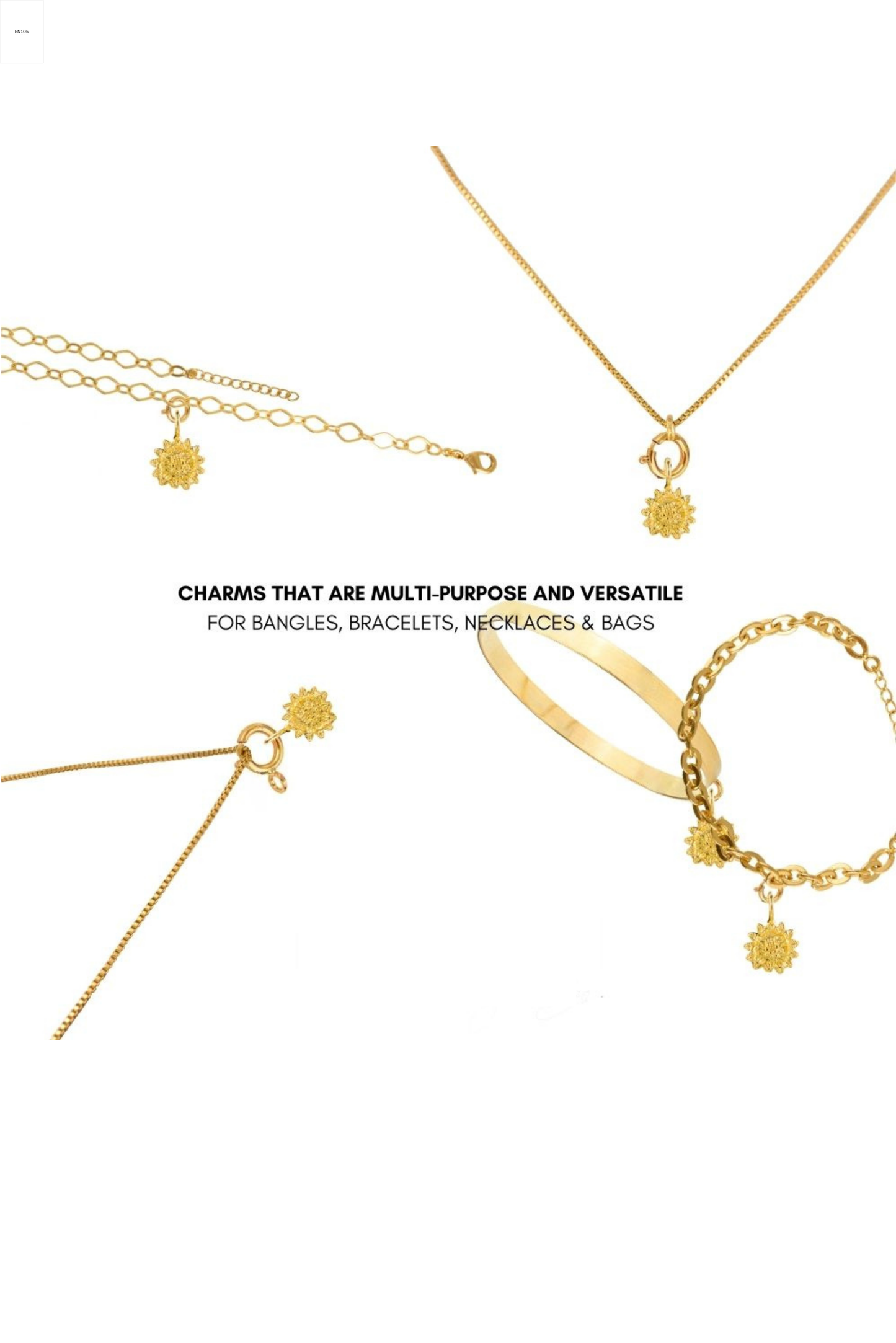 Daisy Pendant & Charm