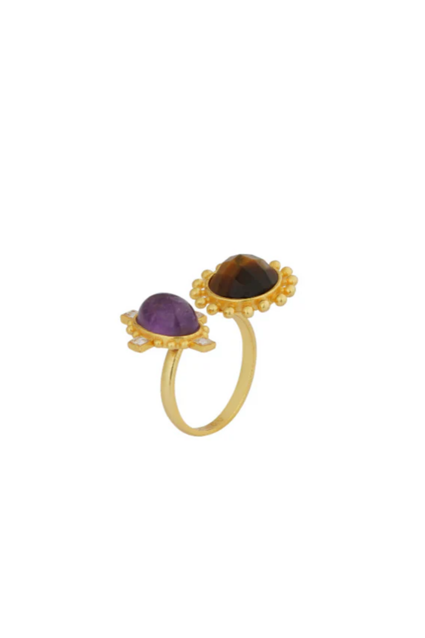 Multi Stone Healing  Adjustable Ring