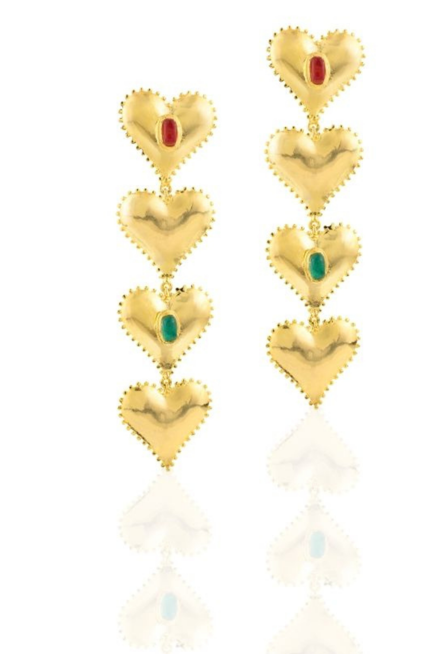 Dil Bagh Danglers with stone details