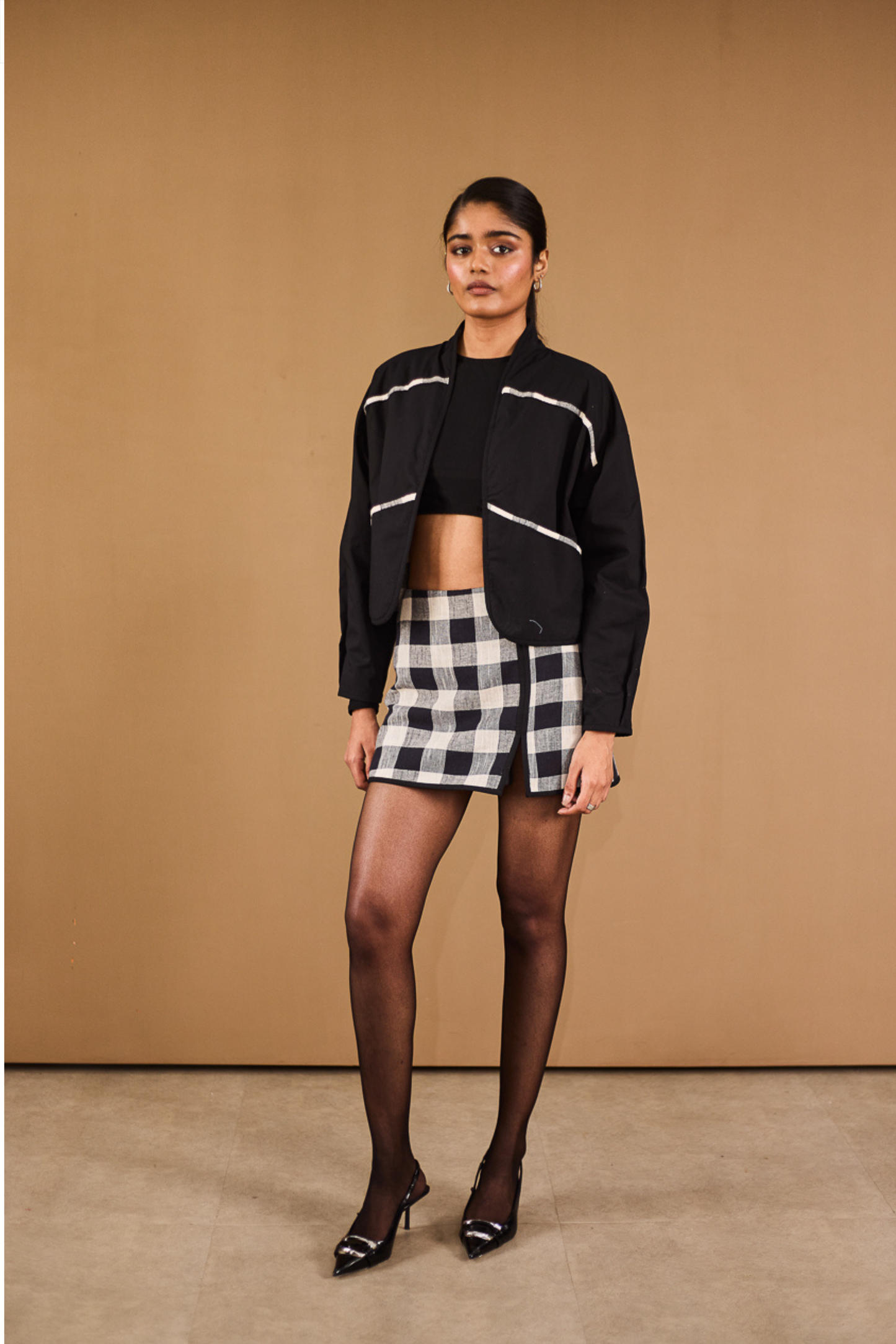 Checkered Mini Skort