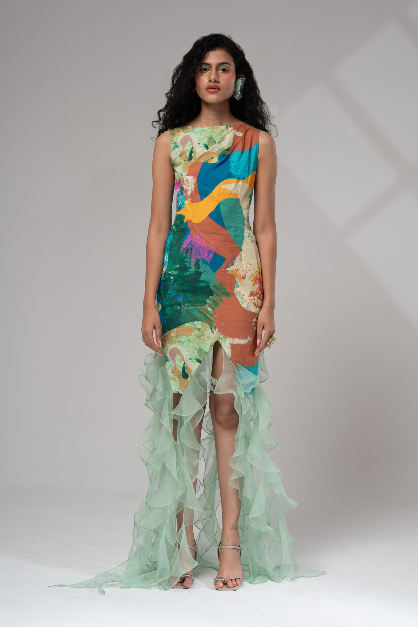 Bay Ruffled Dress