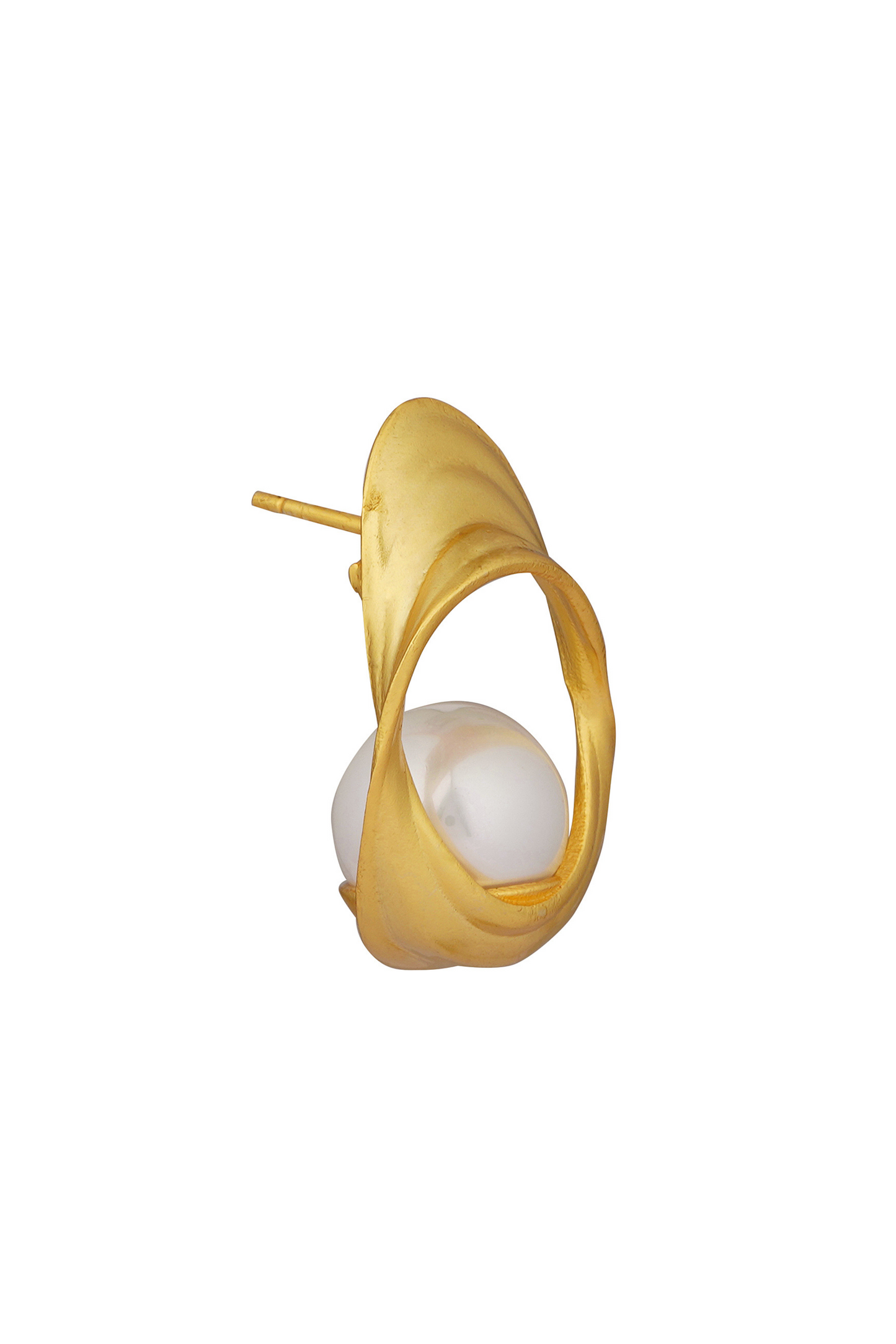 Dance of the Sea Pearl Stud Earrings